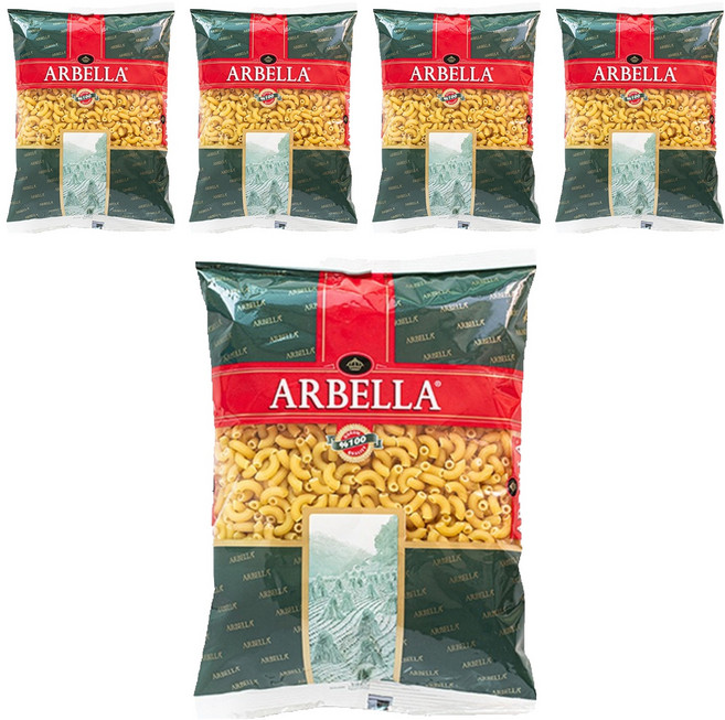 아르벨라 마카로니, 5개, 500g
