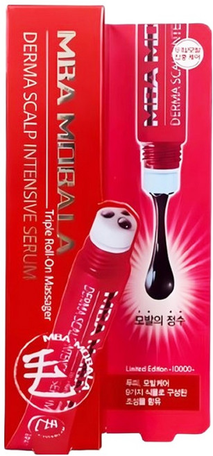 DAYCELL MBA 魚腥草頭皮滾珠精華 紅色加強版 台灣女人我最大推薦, 20ml, 1盒