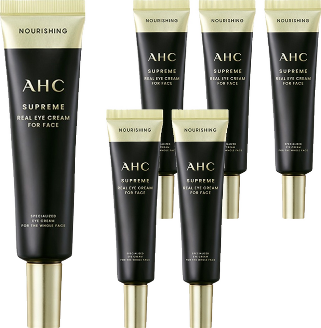 AHC 슈프림 리얼 아이크림 포 페이스, 30ml, 6개