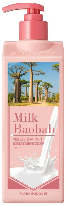 밀크바오밥 퍼퓸 샴푸 플로라부케향, 500ml, 1개