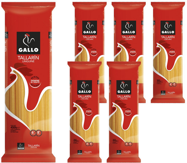 GALLO 링귀니, 450g, 6개