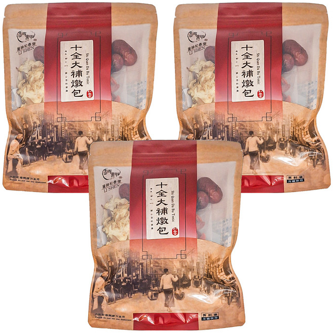 麗紳和春堂 老智慧的結晶 新十全大補燉包, 90g, 3包