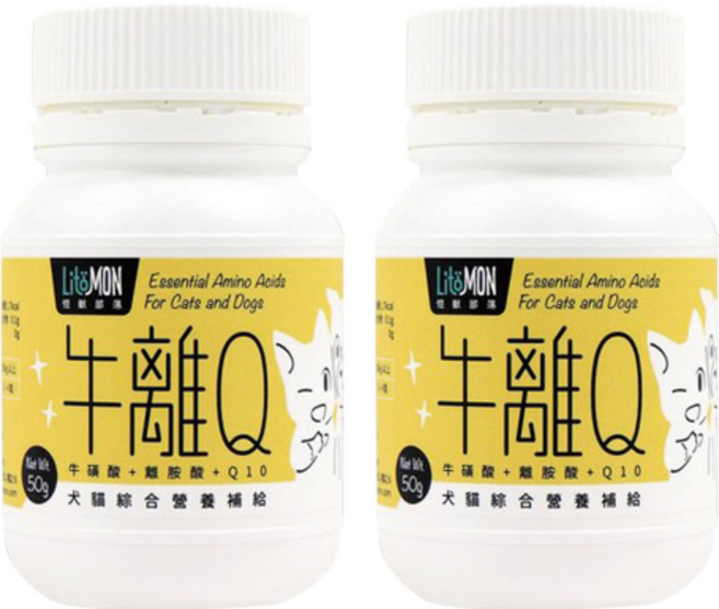 LitoMON 怪獸部落 犬貓用牛離Q, 綜合營養補給, 2罐