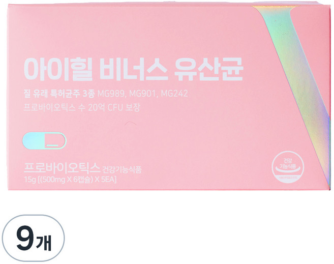 아이힐 비너스 유산균, 30정, 9개