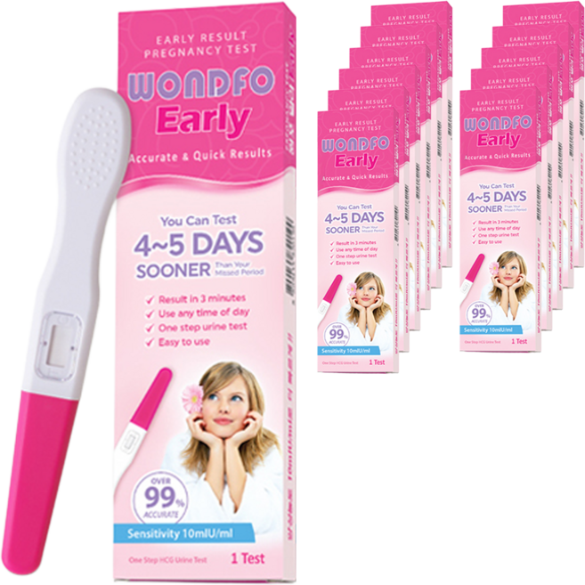 원포 얼리 임신테스트기, 1개입, 12개
