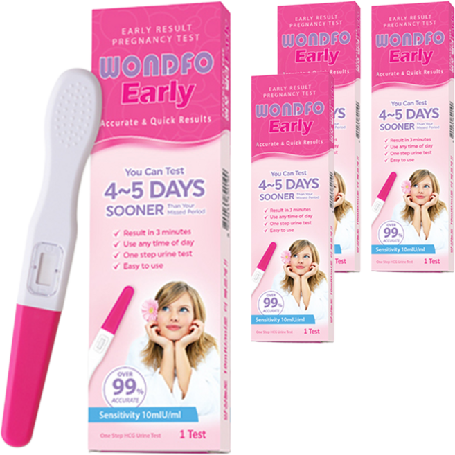 원포 얼리 임신테스트기, 1개입, 4개