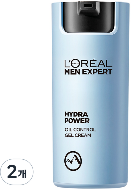 로레알파리 맨 엑스퍼트 이드라 파워 오일 컨트롤 젤 크림, 2개, 50ml