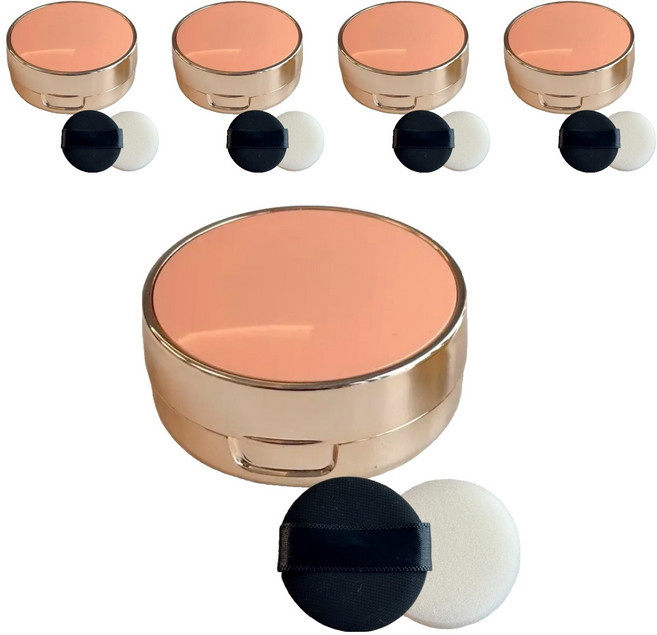 무아누 미니 쿠션 케이스 50 x 22 mm, 5개, 로즈골드