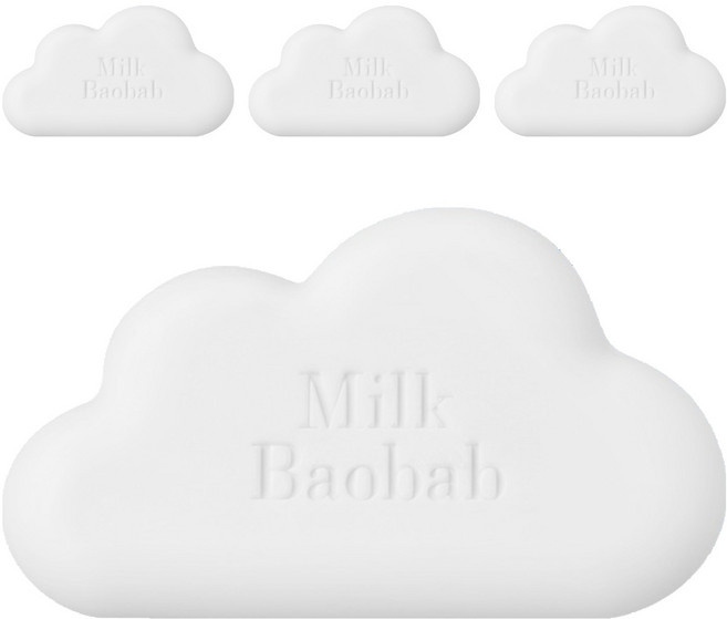 밀크바오밥 유아용 비누, 90g, 4개