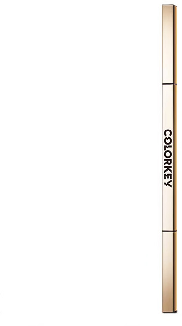 COLORKEY 珂拉琪 小金筷立體持久防水眉筆 日本進口色粉, 大地褐, 1個