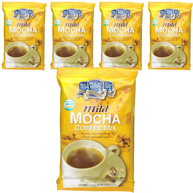 모카하우스 마일드모카 자판기용 커피믹스, 900g, 5개