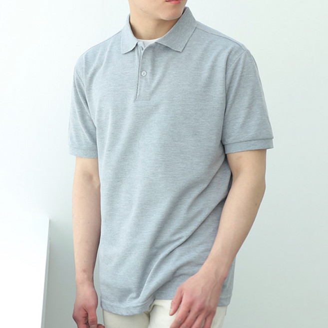 Unirex 多色短袖Polo衫, 灰色的