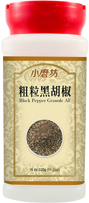 小磨坊 粗黑胡椒, 320g, 1瓶