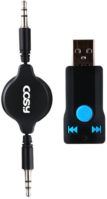 코시 USB 차량용 블루투스 핸즈프리 리시버, AT3099BT, 블랙