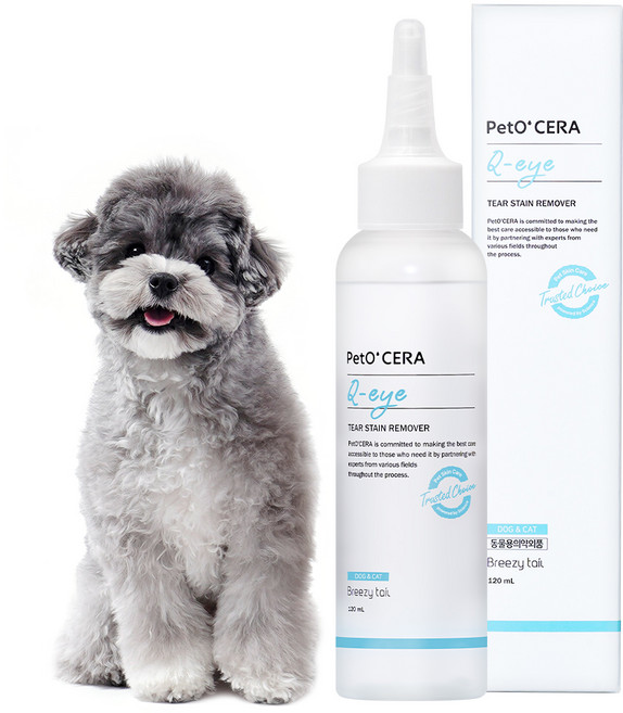 페토세라 큐아이 반려동물 저자극 눈물지우개, 120g, 1개