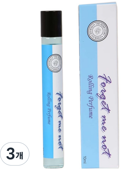 THE HERB STORY 碧藍天空 滾珠香水 勿忘我, 10ml, 3個
