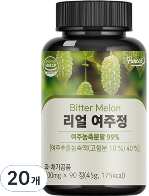 Funeat 真實苦瓜錠, 90錠, 20個