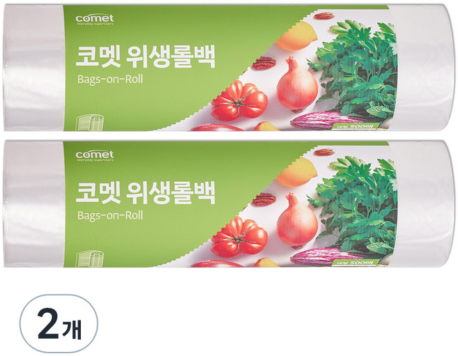 코멧 위생롤백, 대(L), 500개입, 2개
