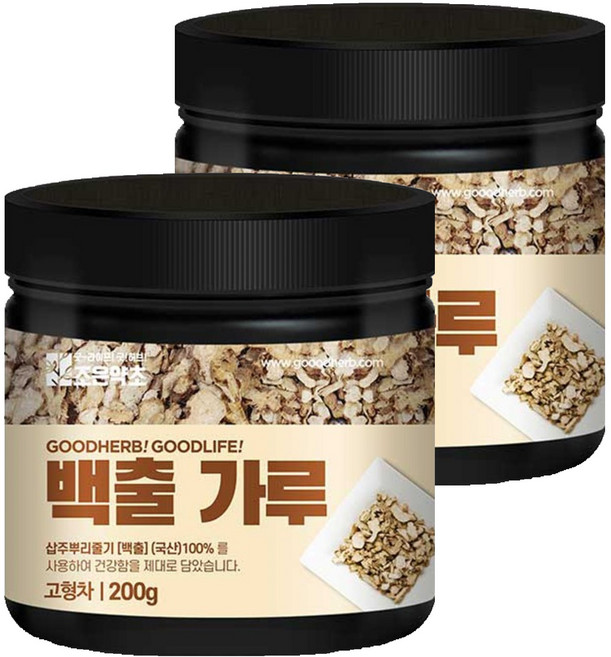 조은약초 백출가루, 200g, 2개