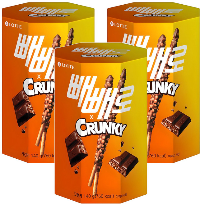 PEPERO 香脆, 140g, 3個