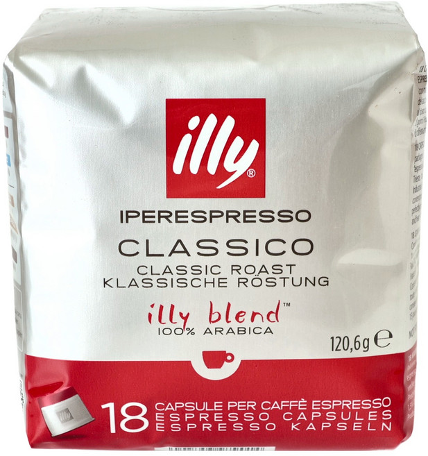 illy 意利 18 經典烘焙膠囊咖啡, 6.7g, 18入, 1個