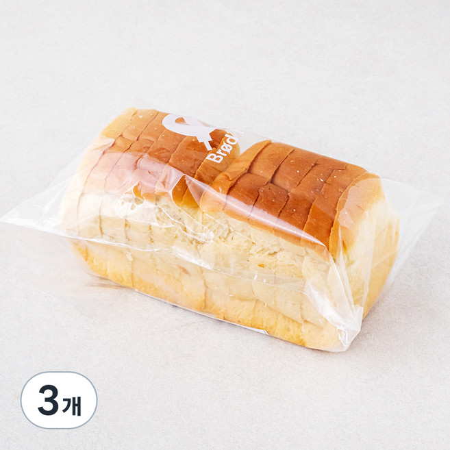 브로드카세 단백질을더한 발효종 두유두부식빵, 390g, 3개
