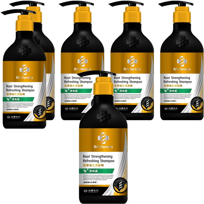 台塑生醫 Dr's Formula 髮根強化洗髮精 清爽感, 580g, 6瓶