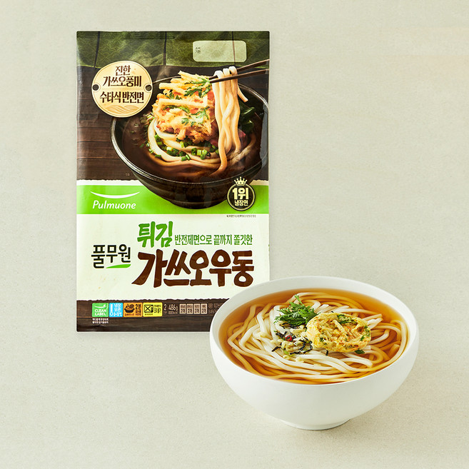 풀무원 튀김가쓰오우동 2인분, 486g, 1개