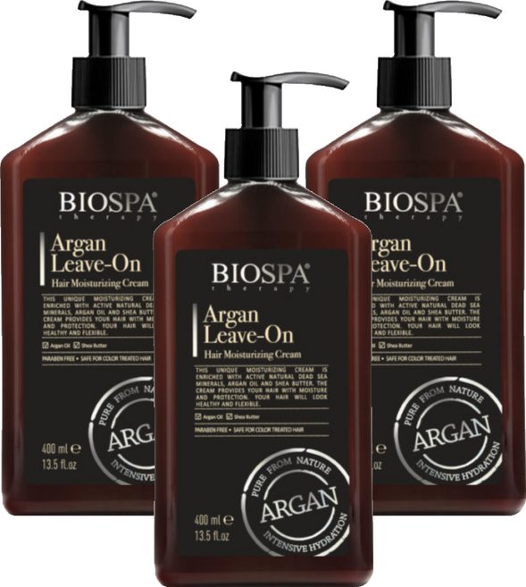 sea of spa 摩洛哥堅果油保留霜, 400ml, 3瓶