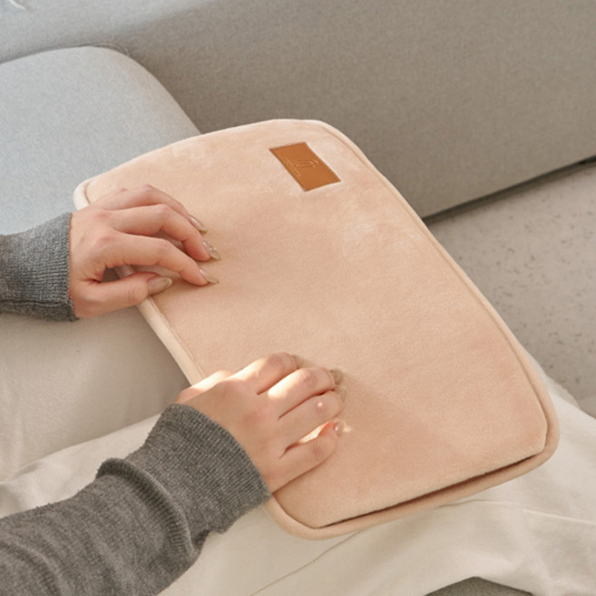 한양의료기 대형 파우치 충전식 온수 찜질기, BCO-03, 베이지