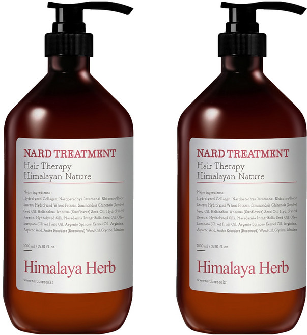 나드 헤어트리트먼트 로즈우드, 1L, 2개