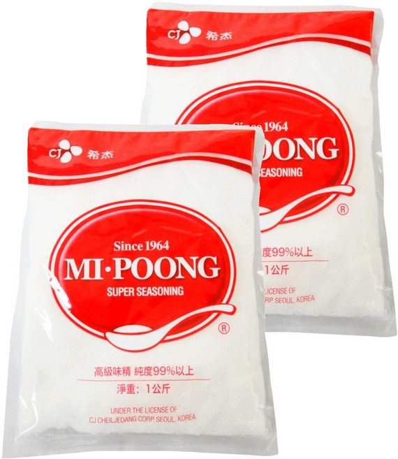 CJ 味素, 1kg, 2包