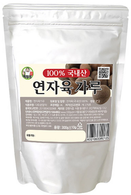 백장생 국내산 연자육가루, 1개, 300g