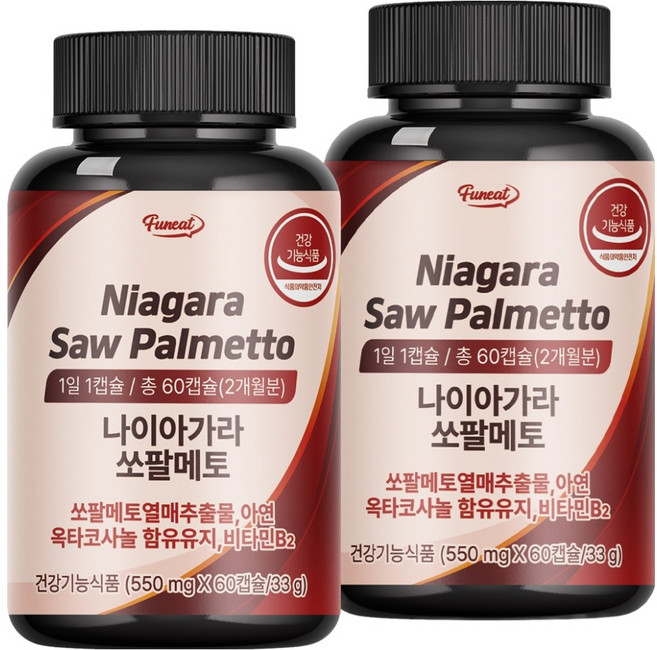 퍼니트 나이아가라 쏘팔메토, 60정, 2개