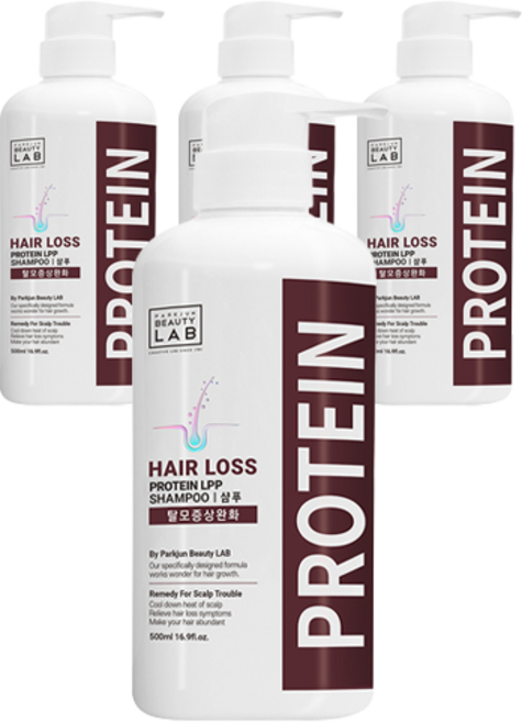 PARKJUN BEAUTY LAB HAIRLOSS LPP 洗髮精 清新多汁柑橘香, 4個, 500ml