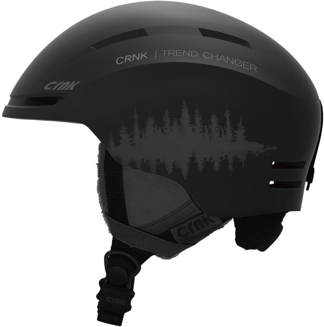 크랭크 스키헬멧 스카디 graphic, 매트 블랙, 1개