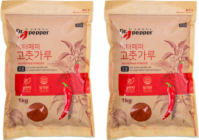 Dr.pepper 細辣椒粉, 1kg, 2包