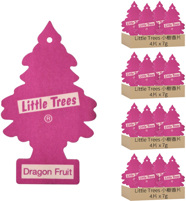 Little Trees 小樹香片 香氛卡, 火龍果, 7g, 16片
