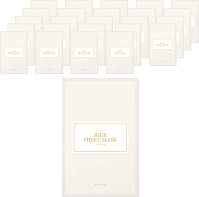 아임프롬 라이스 시트 마스크 20ml, 10개입, 2개 - 쿠팡