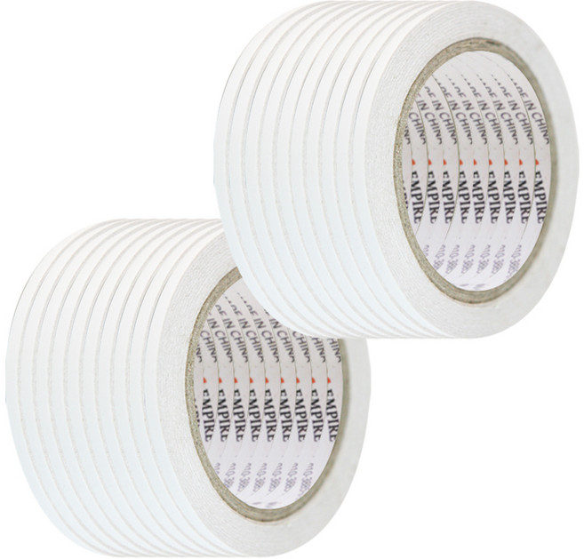 엠파이어 양면테이프 5mm x 20m, 화이트 반투명, 20개입