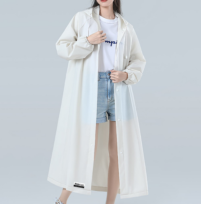 비즈온 모든루어 낚시 아웃도어 우의, 화이트, 1개
