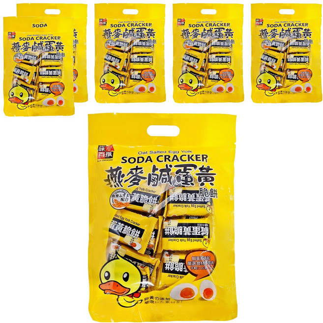 AJI OKASHI 味覺百撰 鹹蛋黃脆餅, 312g, 6袋