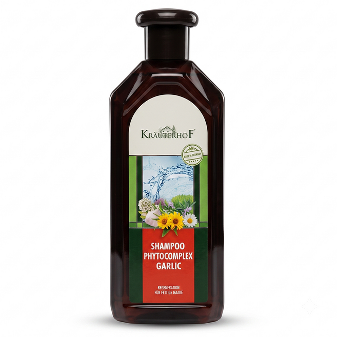 KRAUTERHOF 草本莊園 無矽靈植萃草本洗髮精 金蒜牛蒡, 500ml, 1瓶