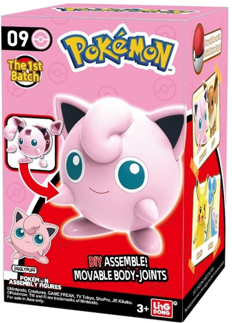 LDCX 靈動創想 寶可夢組裝可動公仔 胖丁, 1個
