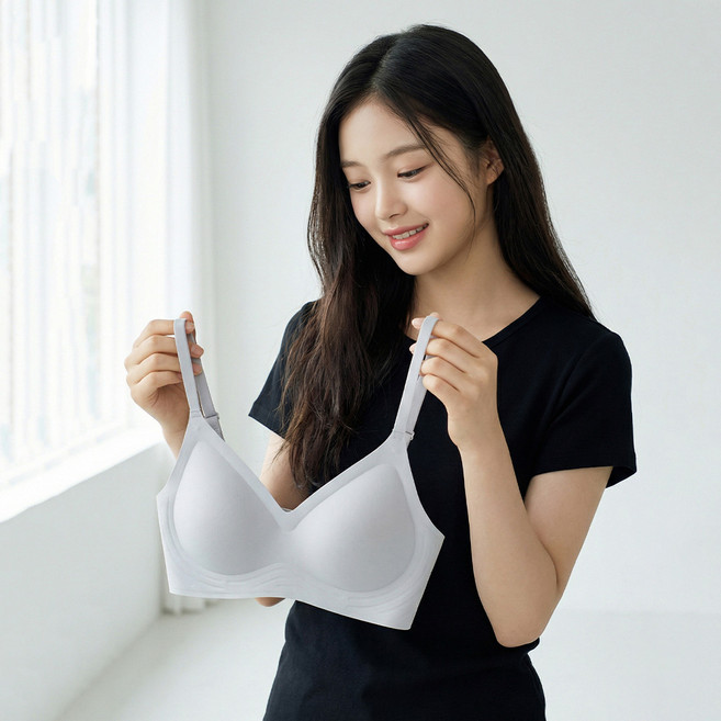 주니데이 무봉제 소프트지 심리스 브라