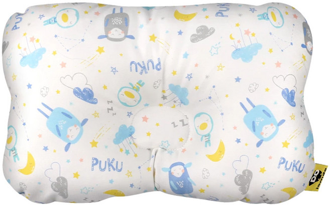 PUKU 藍色企鵝 Breeze透氣雲朵枕***, 水眠羊 白色