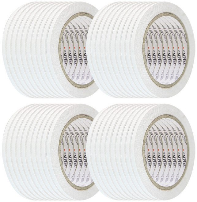 엠파이어 산업용 양면테이프 5mm x 20m, 화이트 반투명, 40개