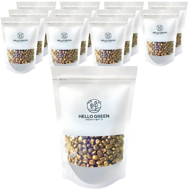 헬로우그린 옥수수차 500g + 보리차 400g 세트, 900g, 1개입, 6세트