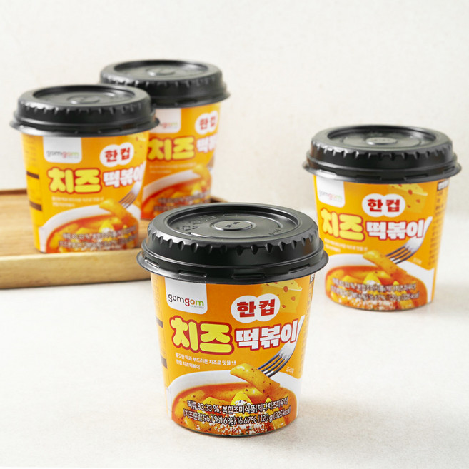 곰곰 한컵 치즈 떡볶이, 120g, 4개