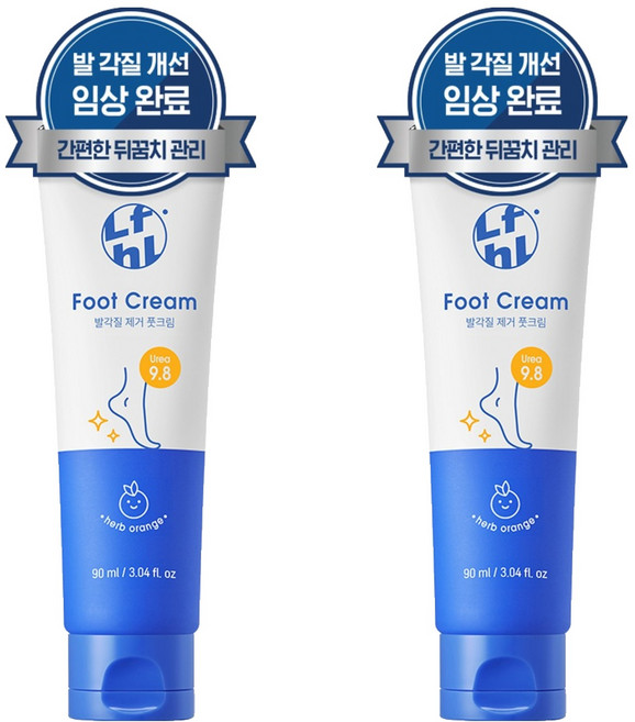 라이프홀릭 발각질 제거 크림, 1개입, 2개, 90ml